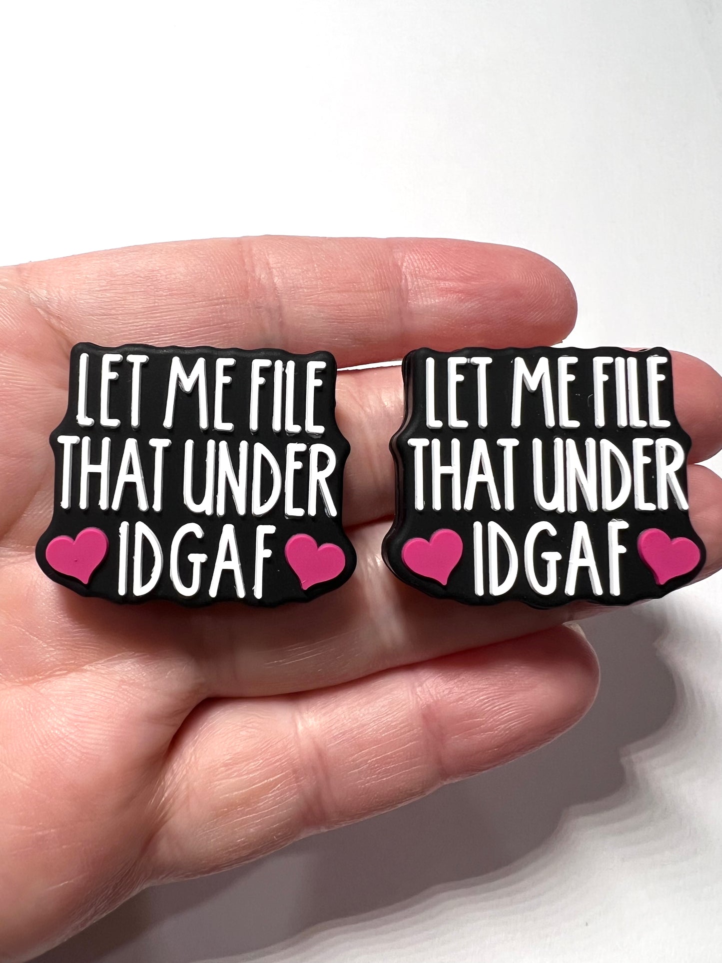 Let me file that under IDGAF Silicone focal bead