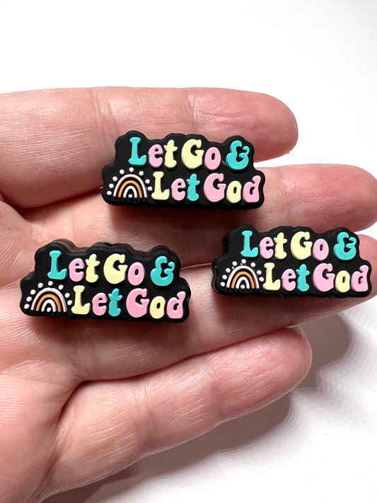 Let Go & Let God Silicone focal beads