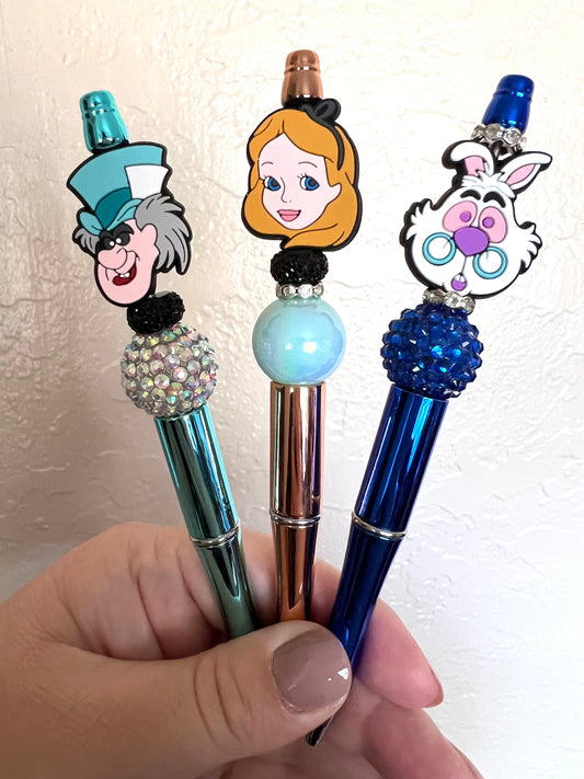 Alice & Friends Beaded pens
